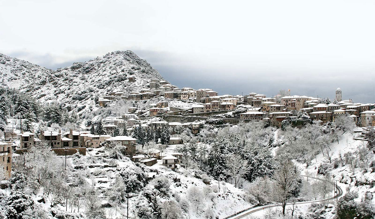 Dimitsana in Arcadia, winter destination in Greece