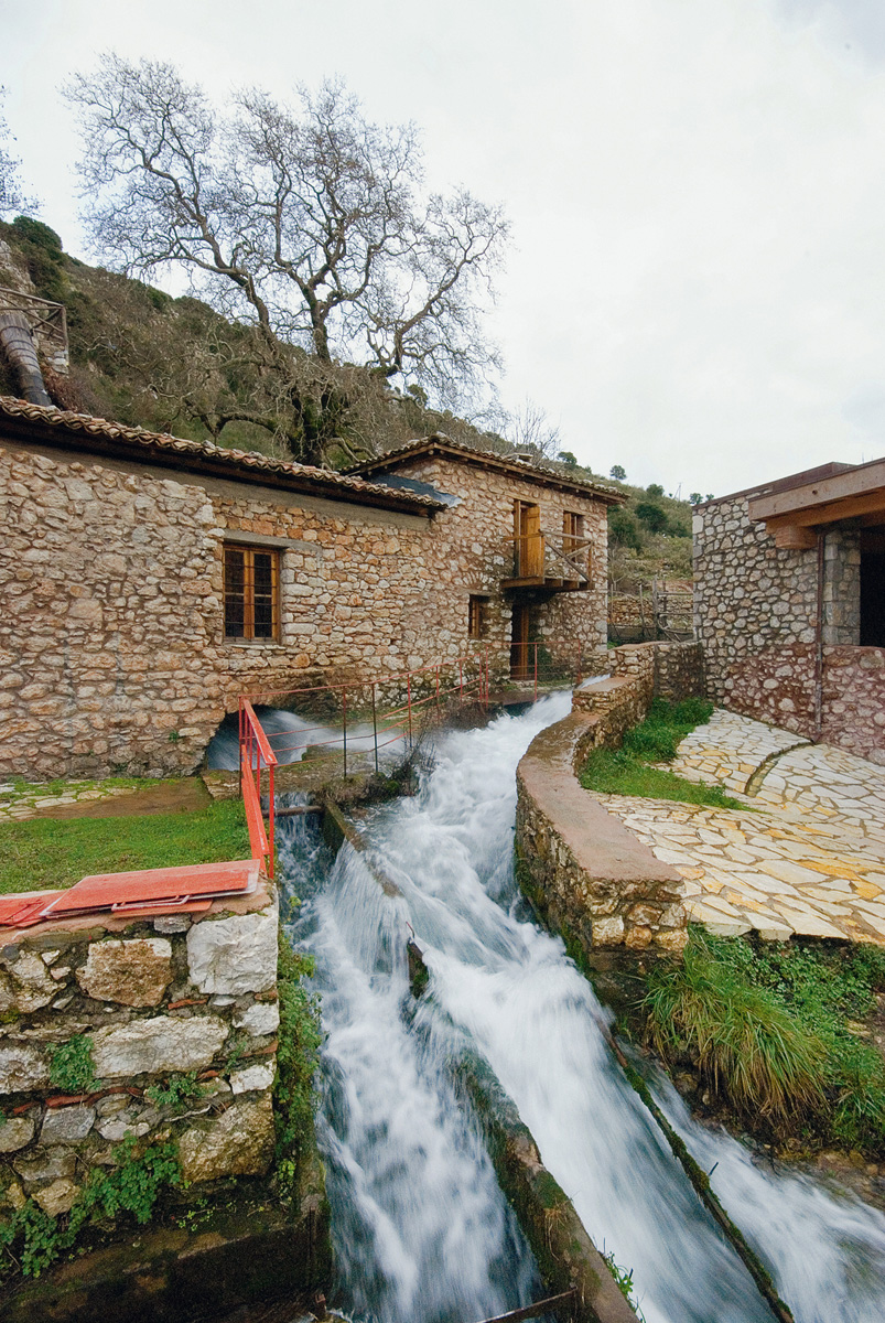 The Open-Air Water Power Museum in Dimitsana, Arcadia